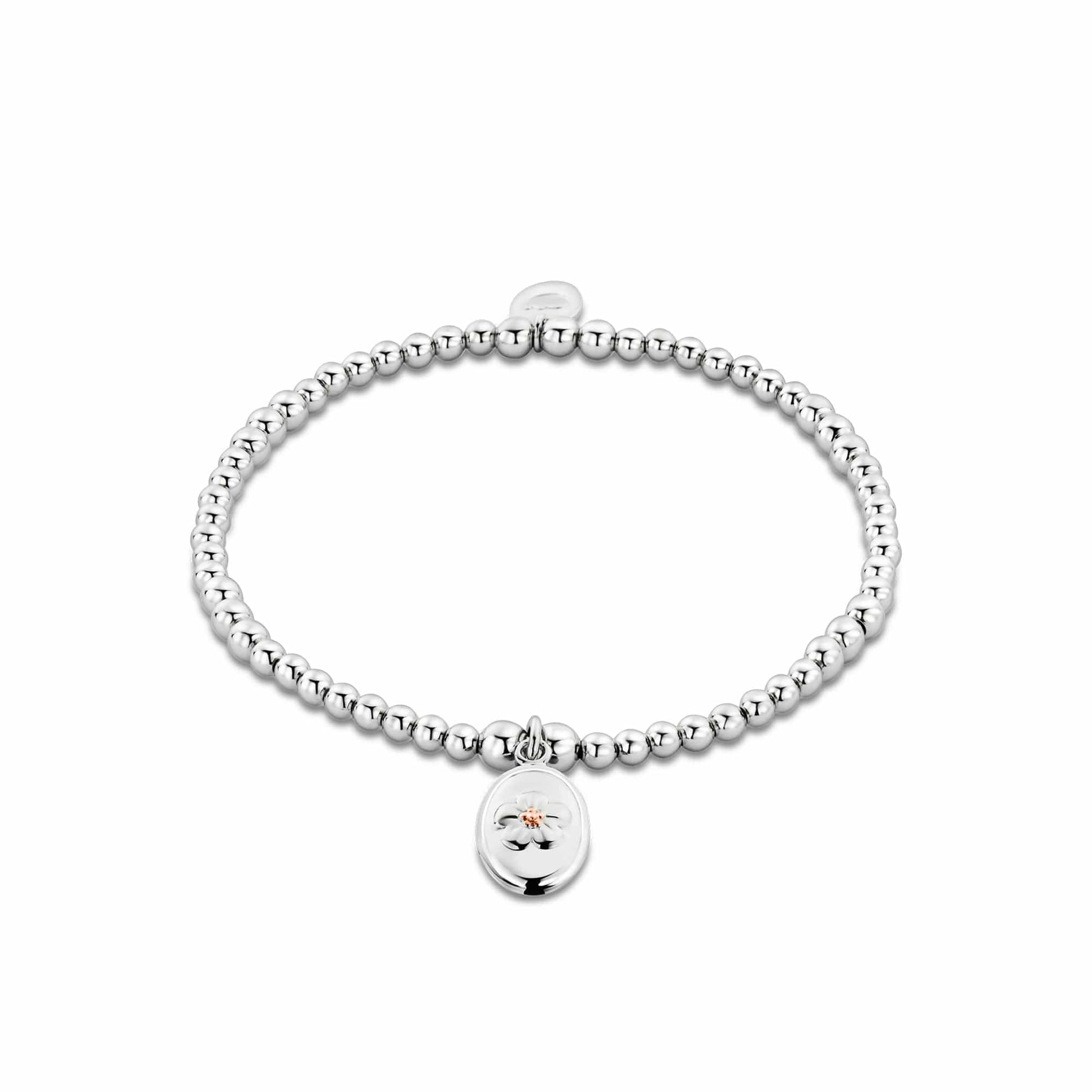 Nature's Wonder Sterling Silver Forget-Me-Not Affinity Bracelet