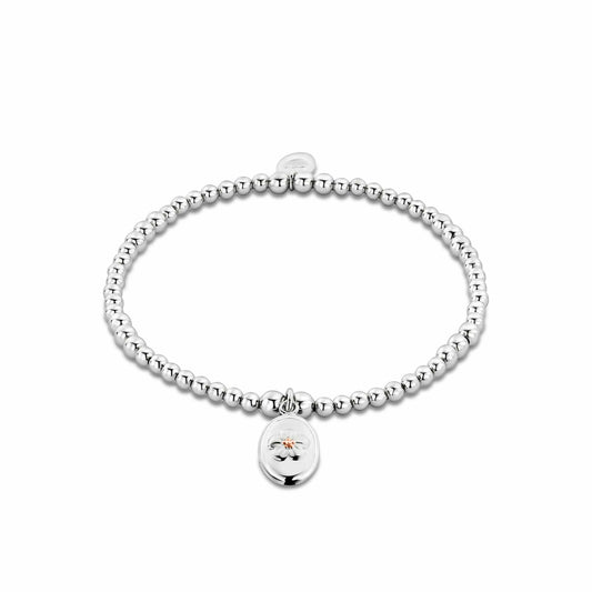 Nature's Wonder Sterling Silver Forget-Me-Not Affinity Bracelet