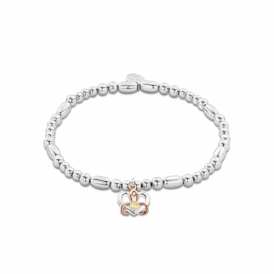 Forever Yours Sterling Silver Dwynwen Affinity Bracelet with Opal