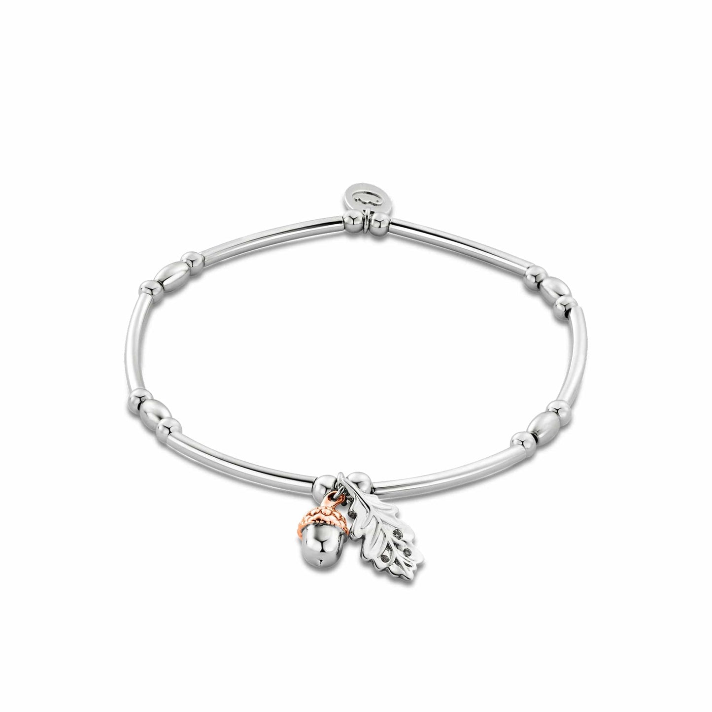 Royal Clogau® Sterling Silver Oak Leaf Affinity Bracelet with Topaz
