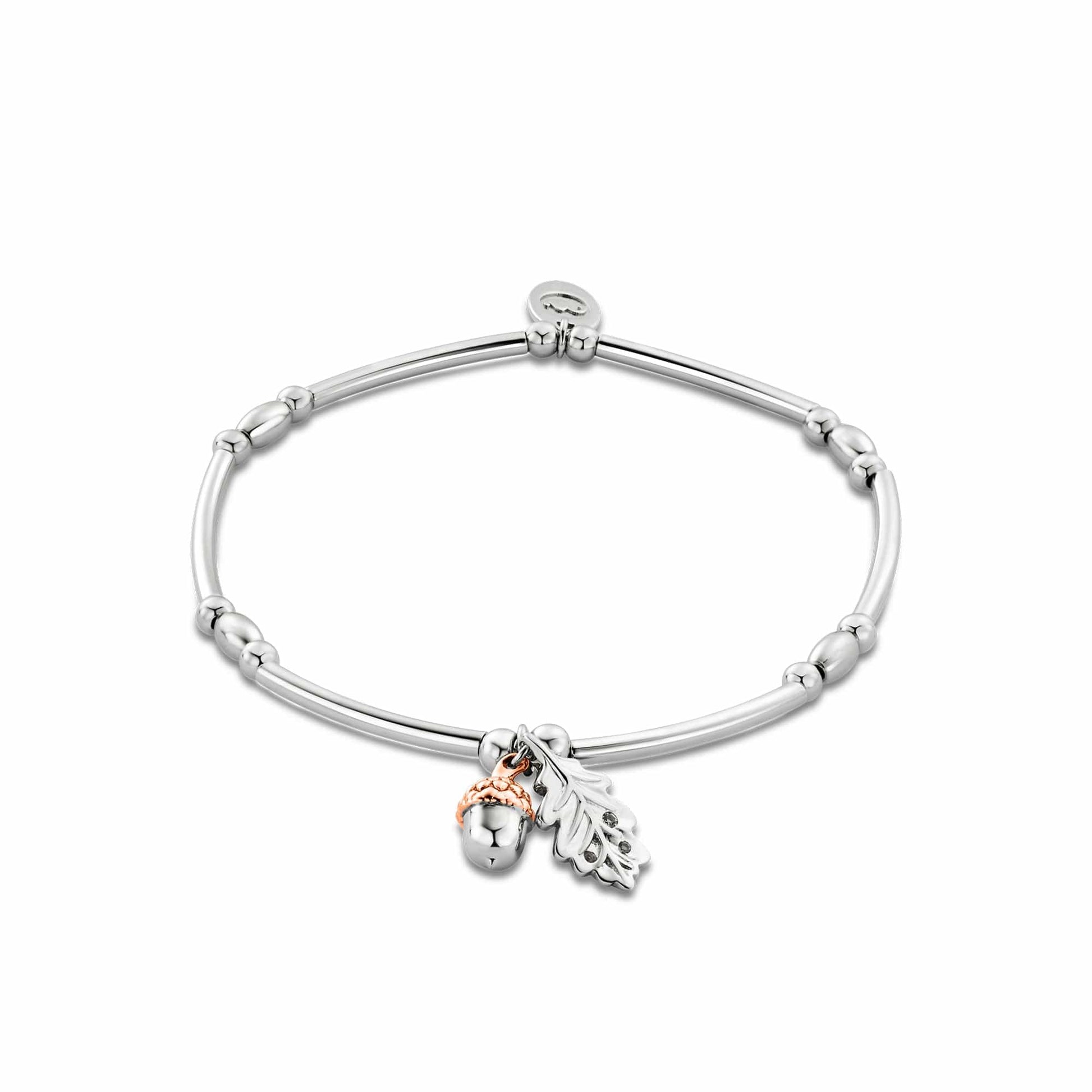 Royal Clogau® Sterling Silver Oak Leaf Affinity Bracelet with Topaz