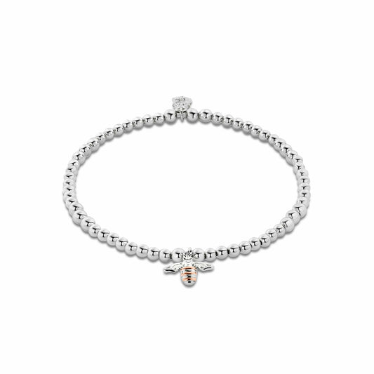 Nature's Wonder Sterling Silver Honey Bee Affinity Bracelet