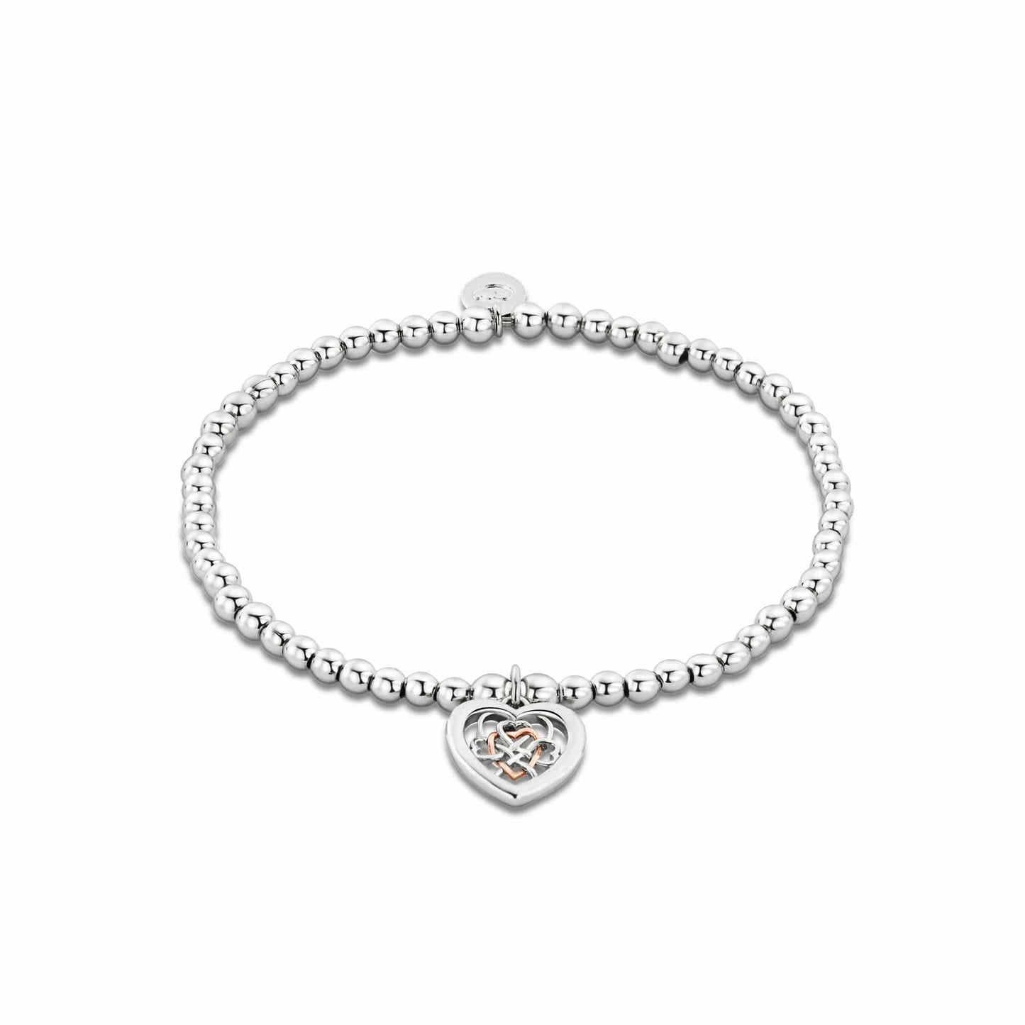 Welsh Royalty Heart Silver Affinity Bracelet