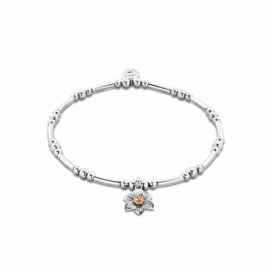 Nature's Wonder Sterling Silver Daffodil Affinity Bracelet