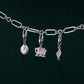 Insignia Sterling Silver Past Present Future® Charm with Topaz