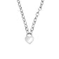 Cariad® Sterling Silver Padlock Necklace