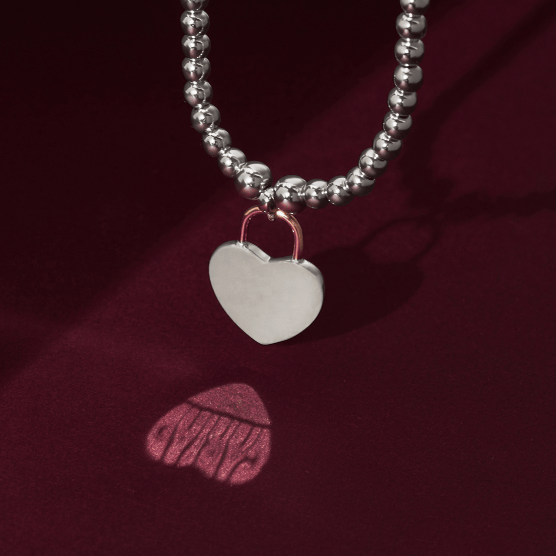 Cariad® Sterling Silver Padlock Affinity Bracelet