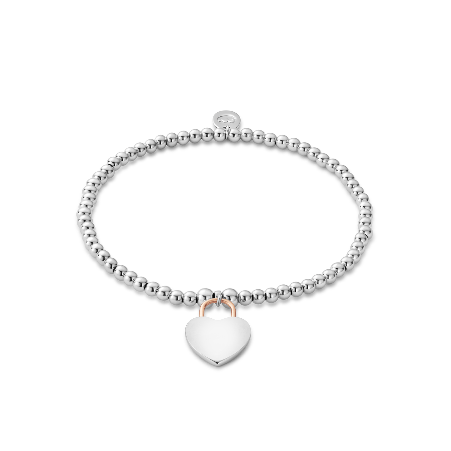 Cariad® Sterling Silver Padlock Affinity Bracelet