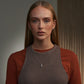 Cariad® Sterling Silver Sparkle Drop Pendant with Topaz