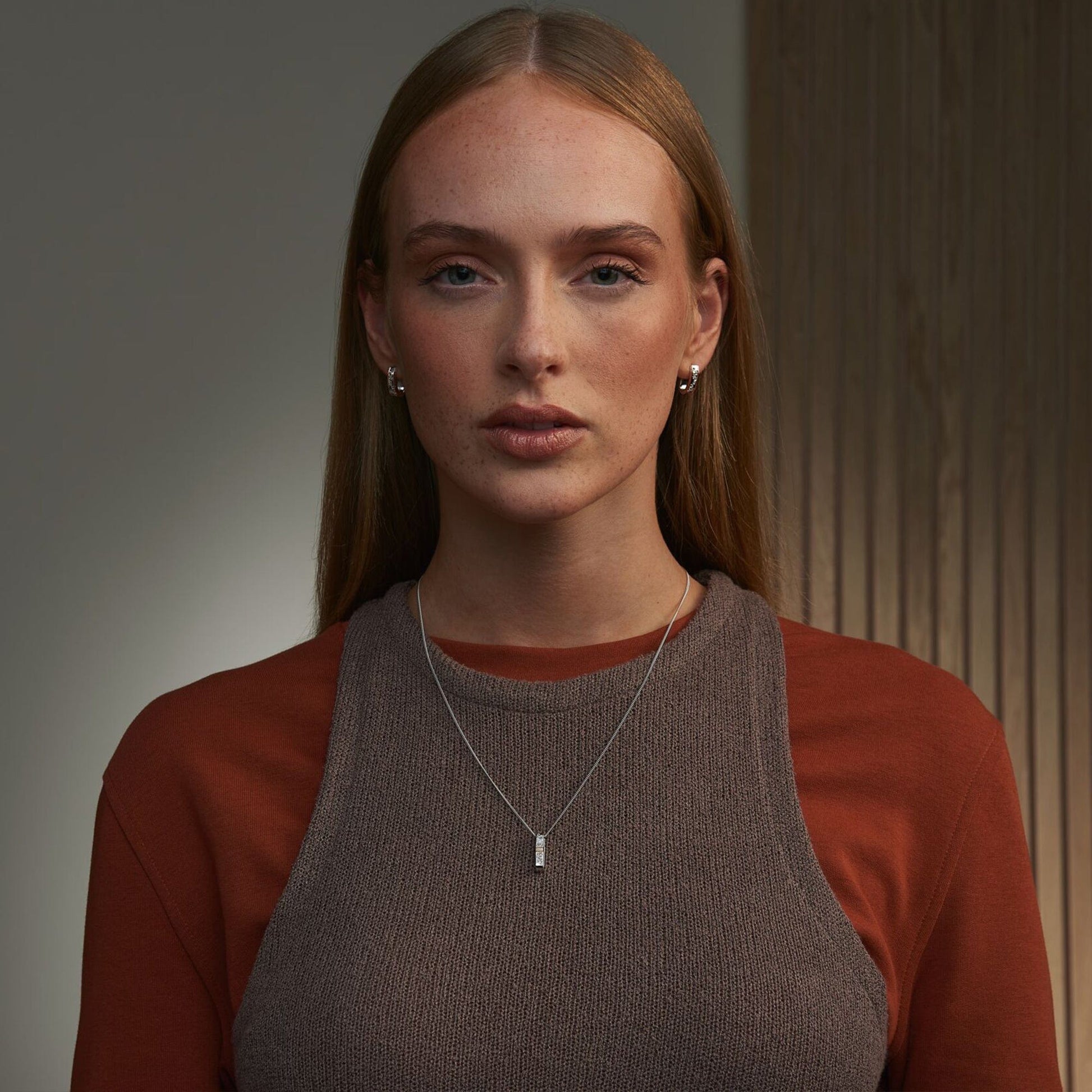 Cariad® Sterling Silver Sparkle Drop Pendant with Topaz
