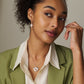 Cariad® Sterling Silver Sparkle Drop Earrings with Topaz