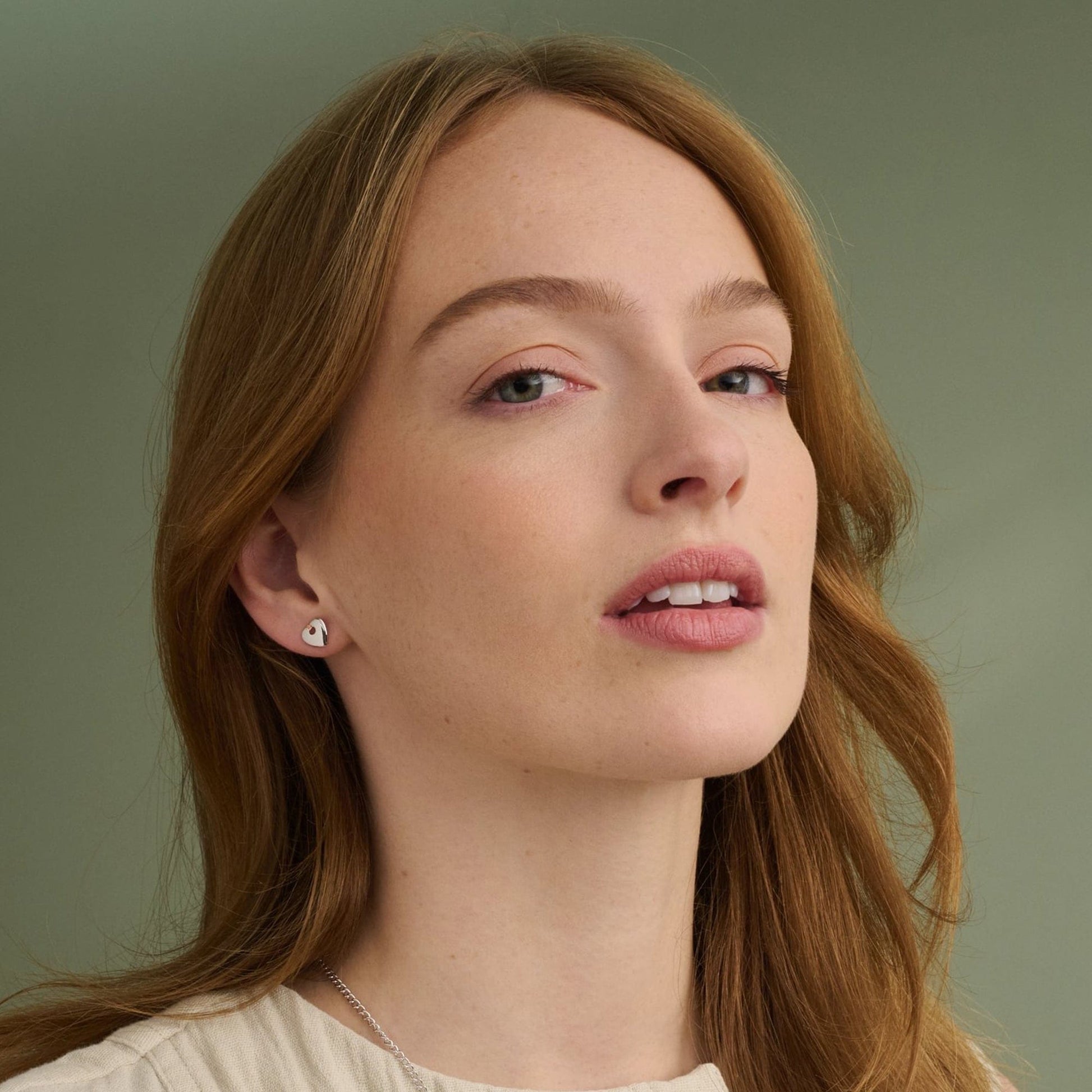 Cariad® Sterling Silver Stud Earrings