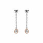 Clogau® Celebration Sterling Silver Drop Earring Backs with Swarovski® Zirconia