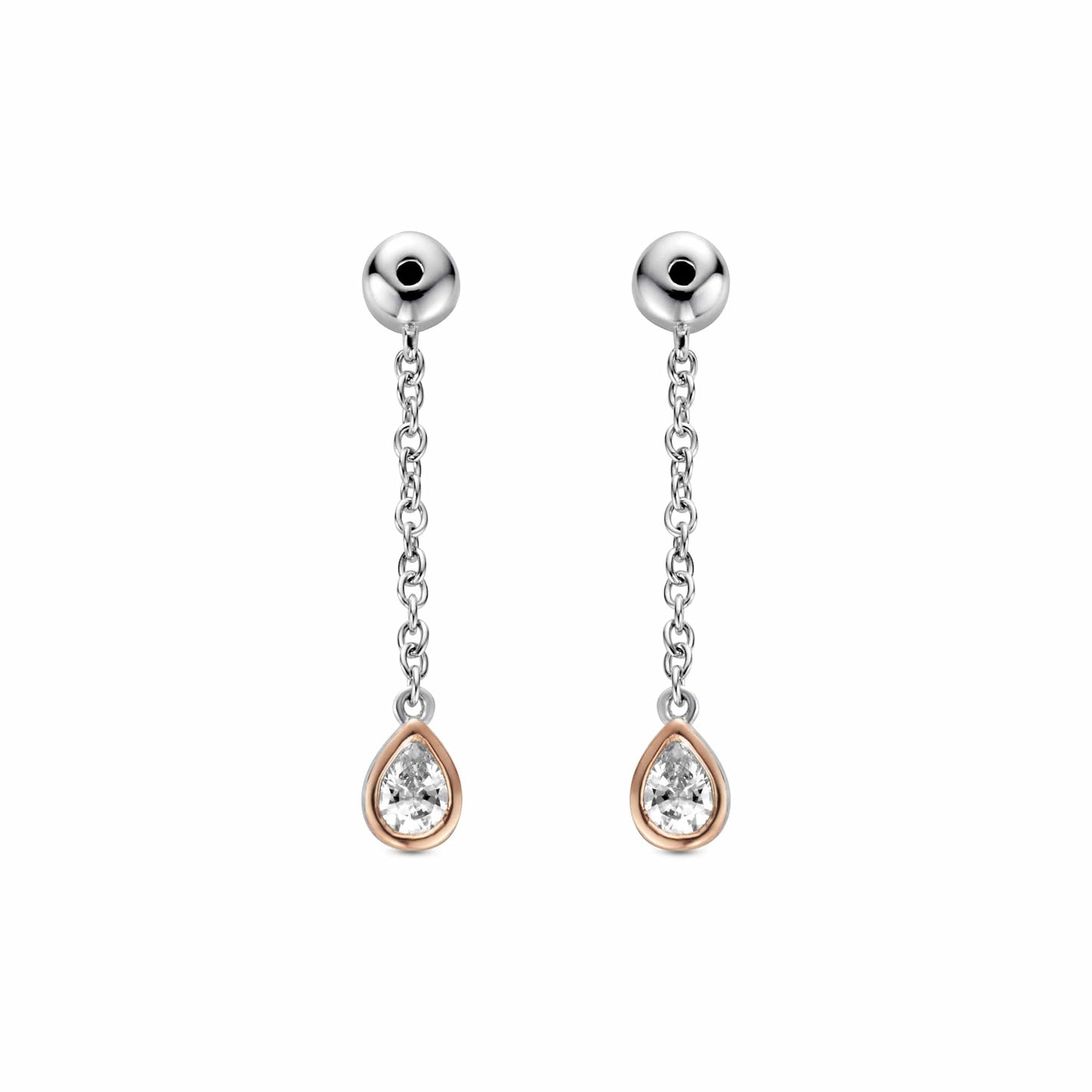 Clogau® Celebration Sterling Silver Drop Earring Backs with Swarovski® Zirconia