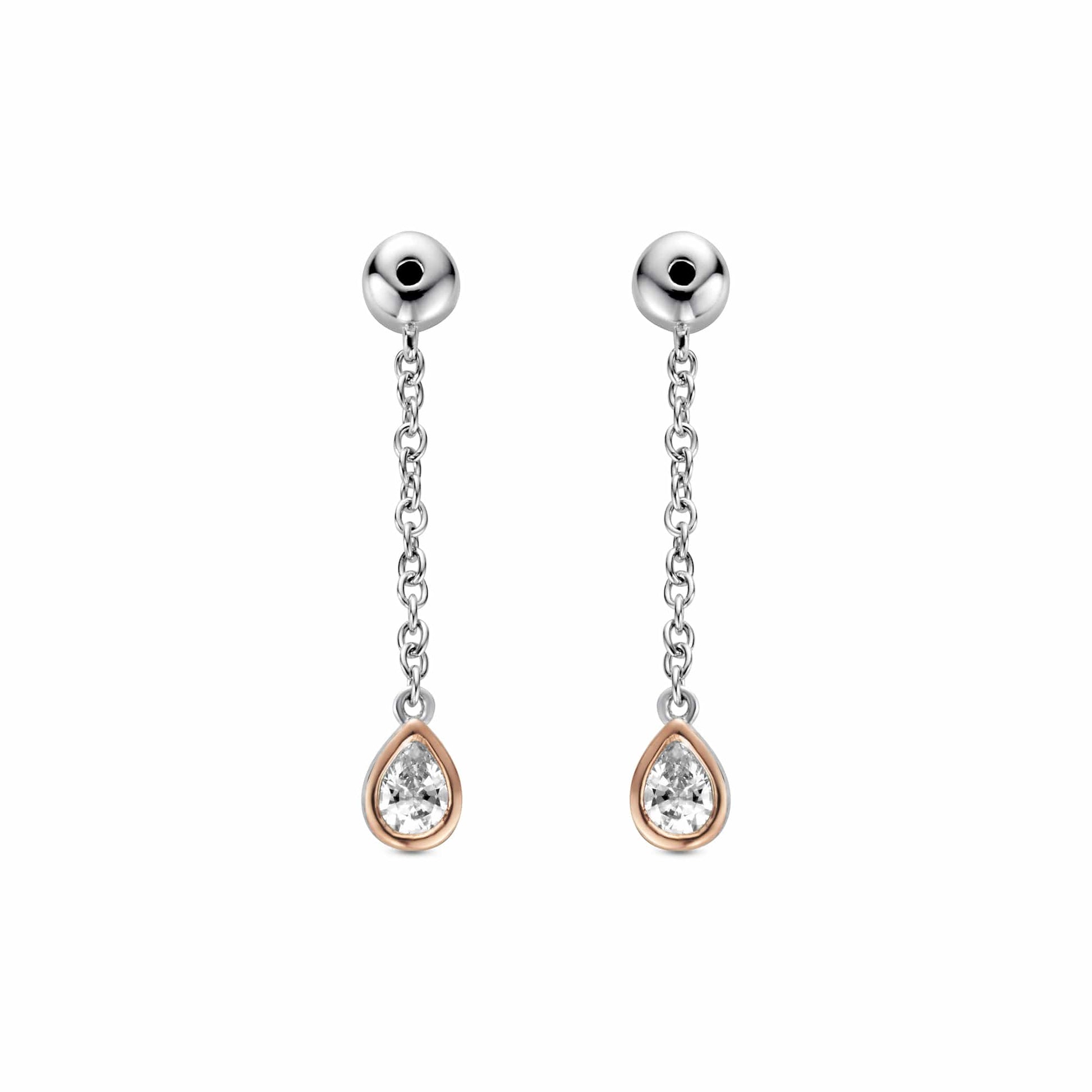 Clogau® Celebration Sterling Silver Drop Earring Backs with Swarovski® Zirconia