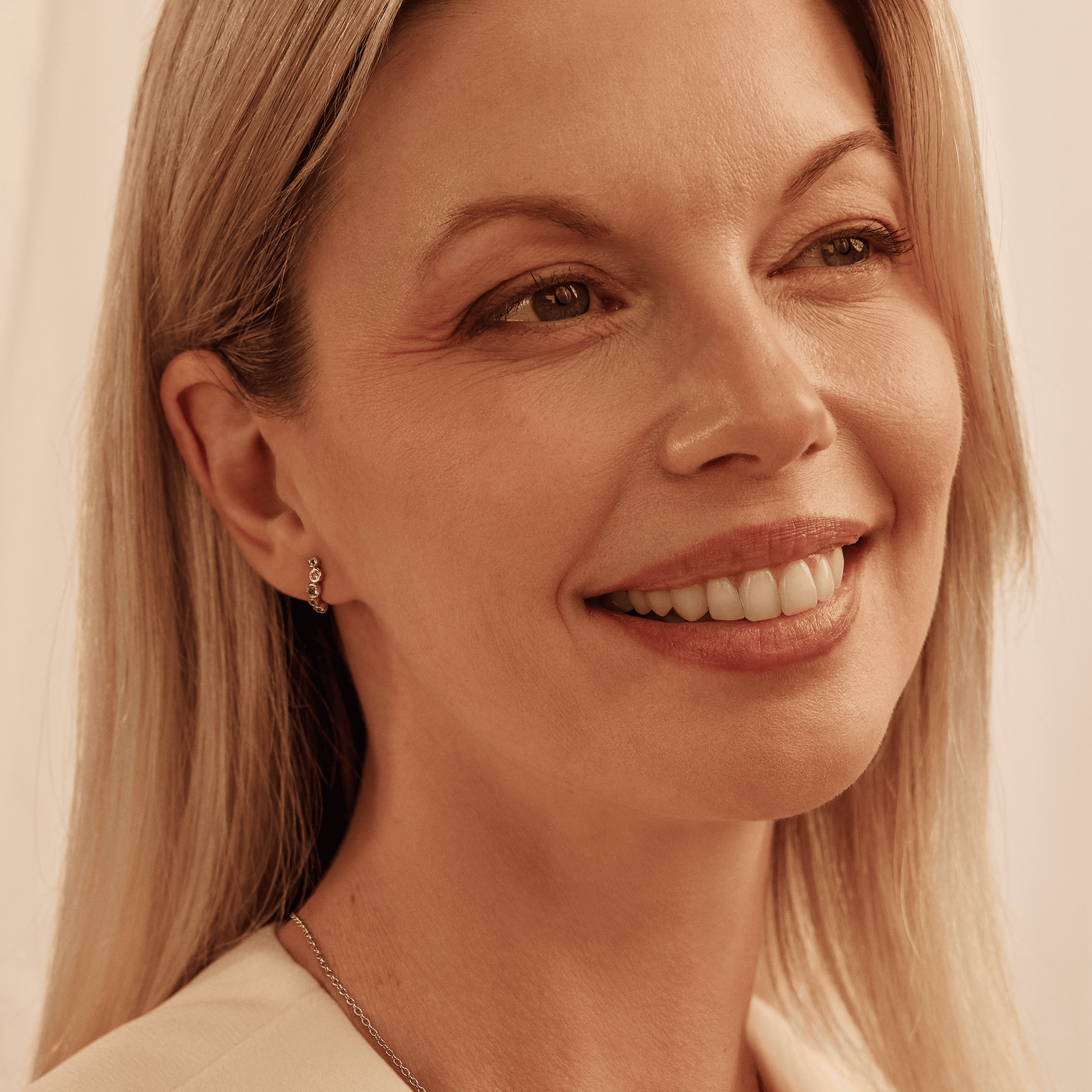 Clogau® Celebration Sterling Silver Curved Stud Earrings with Topaz