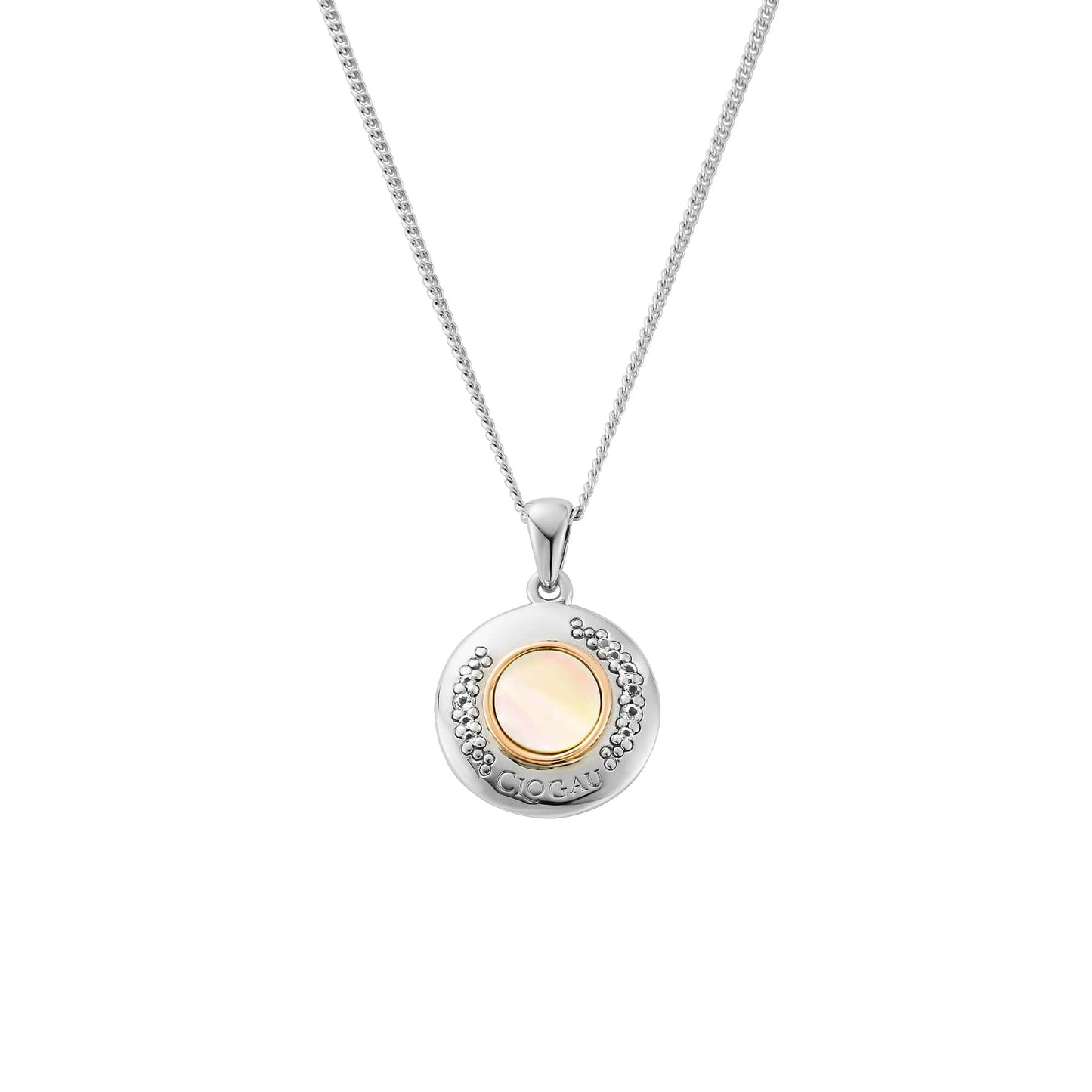 Clogau® Celebration Sterling Silver Pendant with Mother of Pearl & Topaz