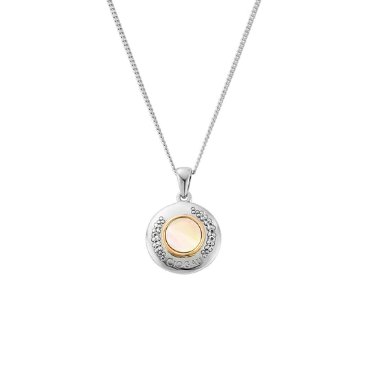 Clogau® Celebration Sterling Silver Pendant with Mother of Pearl & Topaz