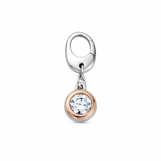 Insignia Sterling Silver Celebration Charm with Swarovski® Zirconia