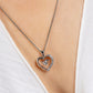 Forever Yours Sterling Silver Kiss Pendant with Zircon