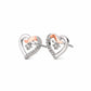 Clogau® Kiss Silver Stud Earrings
