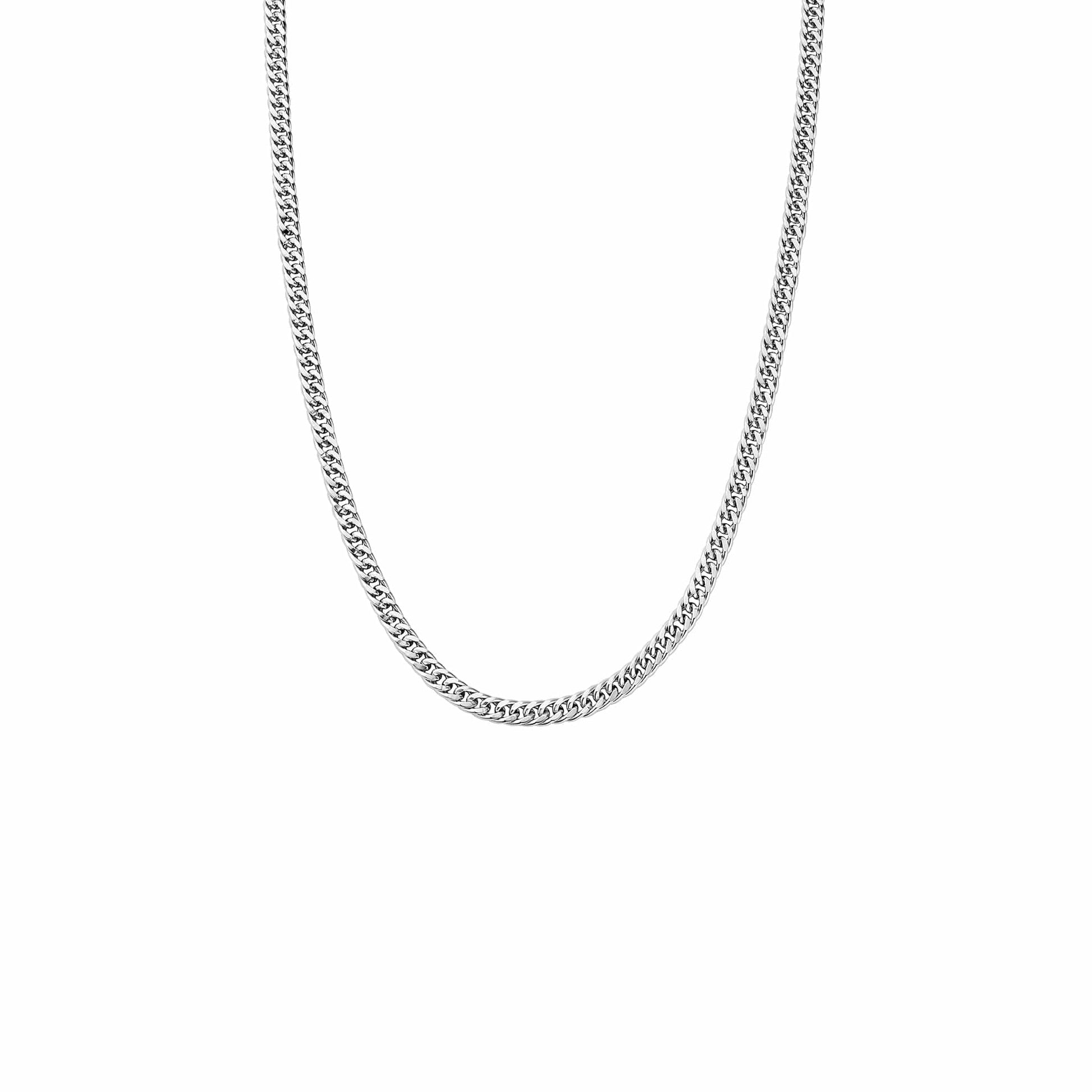Tree of Life® Insignia Silver Curb Chain Necklace