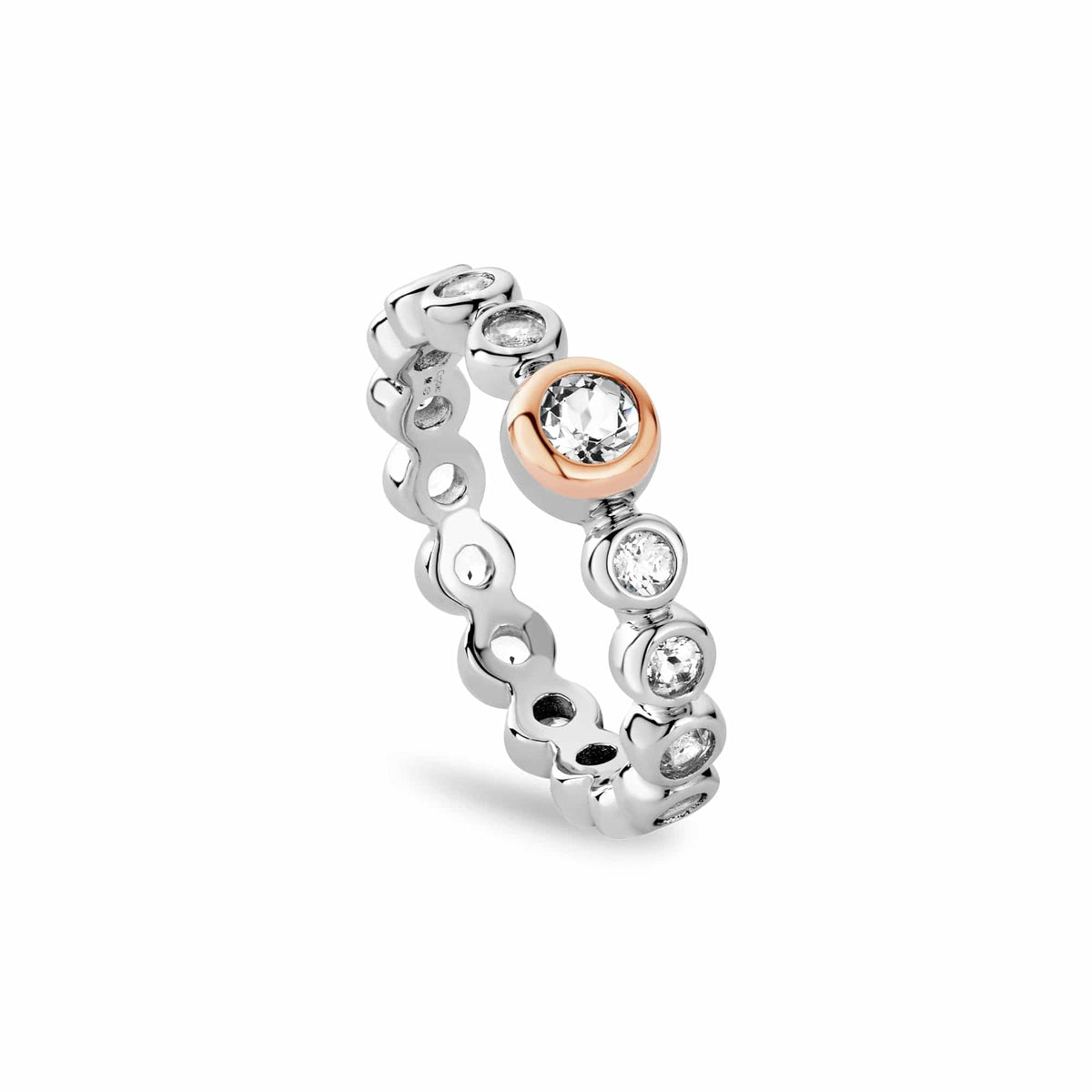 ® Celebration Sterling Tennis Ring Topaz