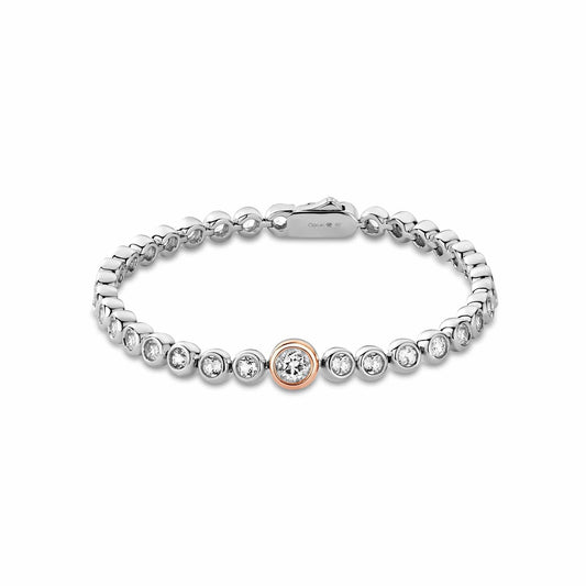 Clogau® Celebration Sterling Silver Tennis Bracelet with Topaz