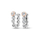 Clogau® Celebration Sterling Silver Drop-Hoop Earrings with Topaz