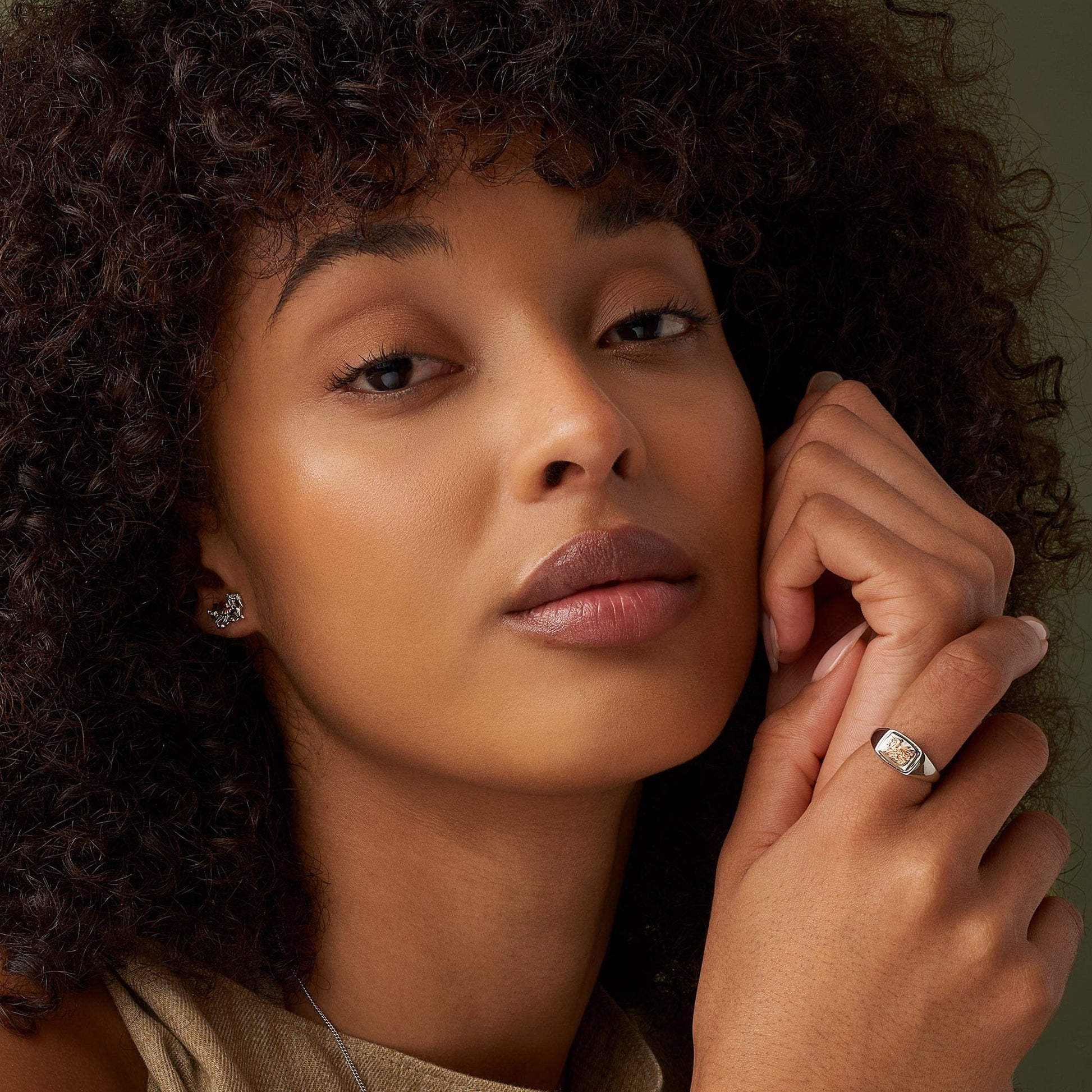 Royal Clogau® Sterling Silver Welsh Dragon Stud Earrings