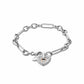 Cariad® Sterling Silver Sparkle Figaro Bracelet with Swarovski® Zirconia