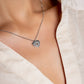 Cariad® Sterling Silver Sparkle Pendant with Topaz