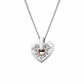 Cariad® Sterling Silver Sparkle Pendant with Swarovski® Zirconia