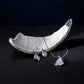 Capstones Silver and Blue Lace Agate Drop Earrings