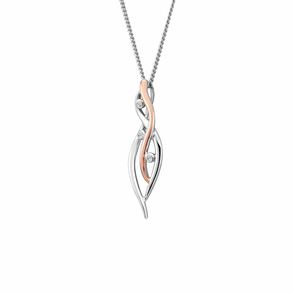 Natures Wonder Sterling Waterfall Pendant Topaz