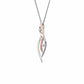 Nature's Wonder Sterling Silver Waterfall Pendant with Swarovski® Zirconia