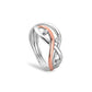 Nature's Wonder Sterling Silver Waterfall Ring with Topaz