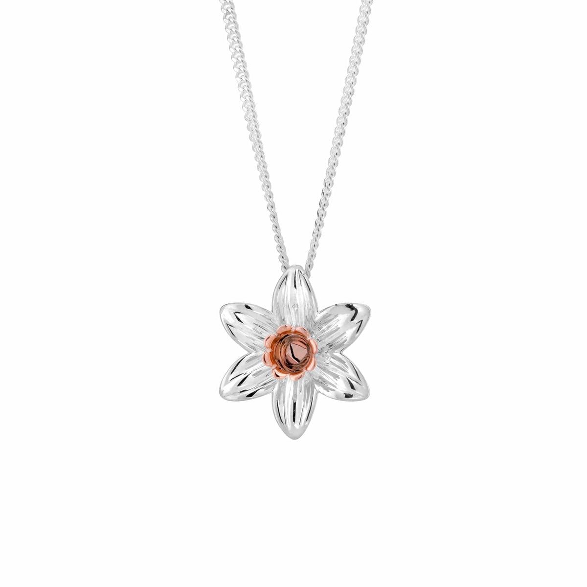 Natures Wonder Sterling Daffodil Pendant