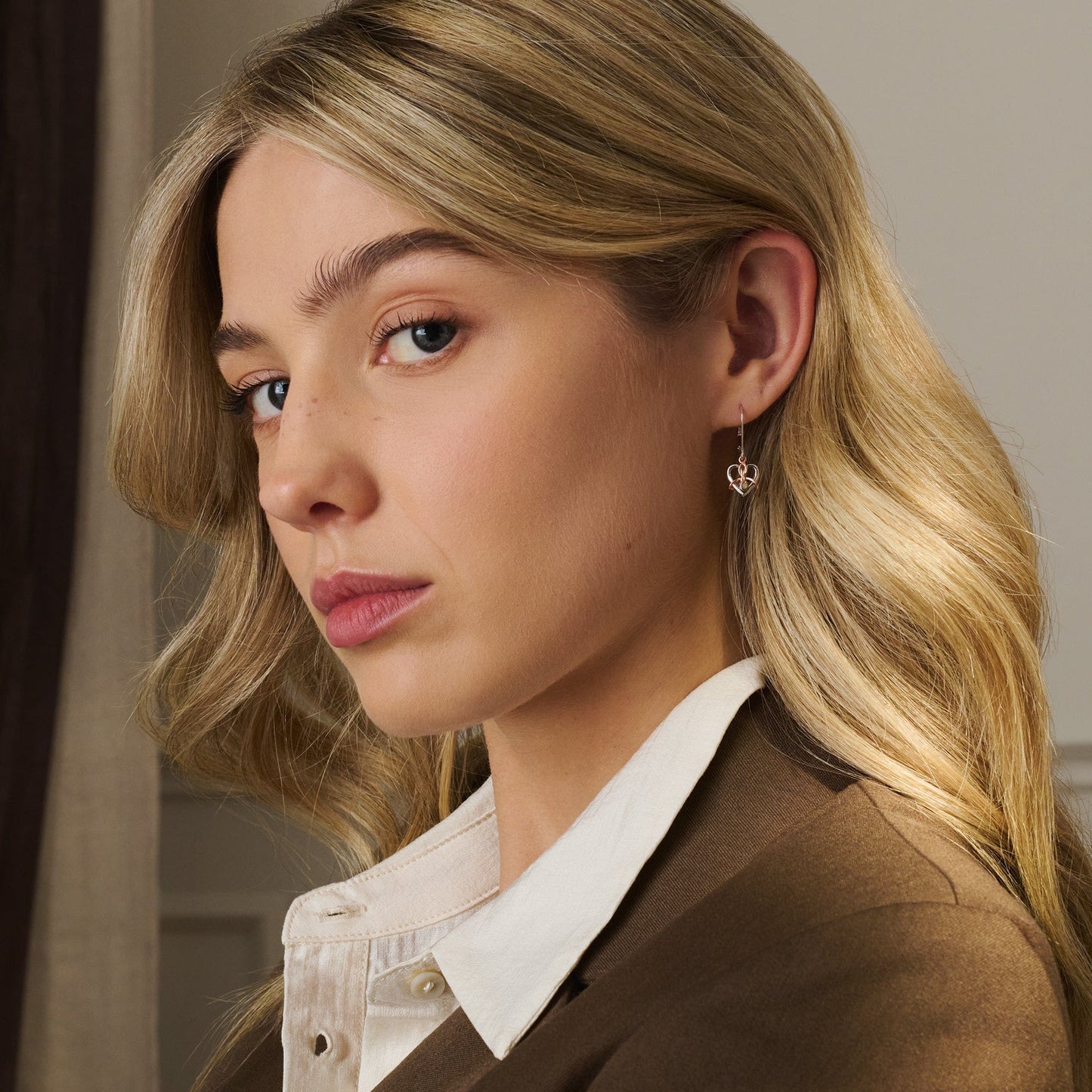 Forever Yours Sterling Silver Dwynwen Drop Earrings with Opals