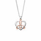Forever Yours Sterling Silver Dwynwen Pendant with Opal