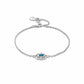 Royal Clogau® Sterling Silver Gateways Bracelet with Swiss Blue Topaz