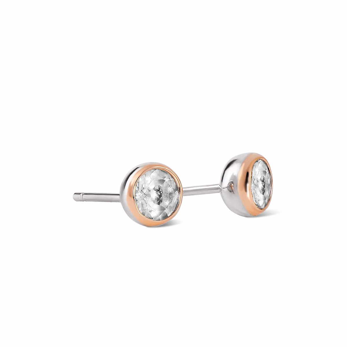 ® Celebration Sterling Stud Earrings Topaz