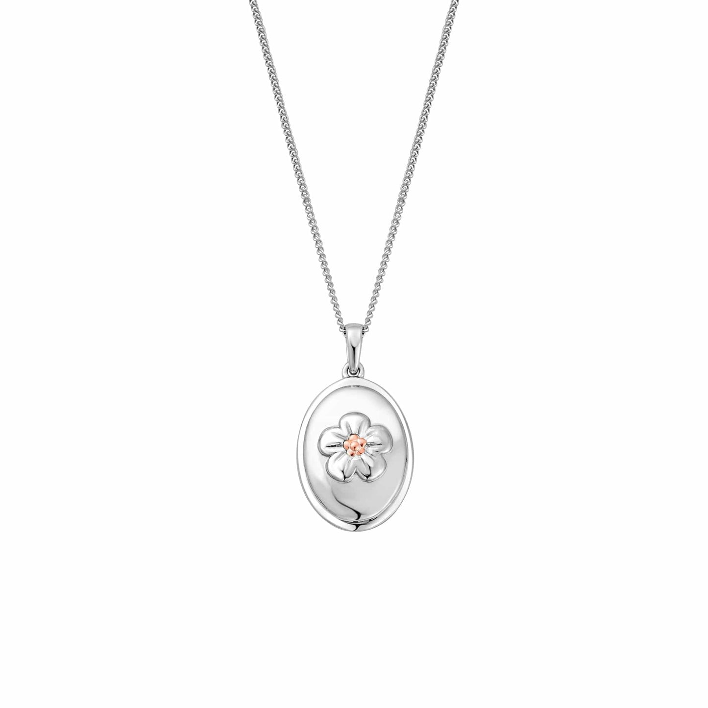 Forget Me Not Silver Pendant