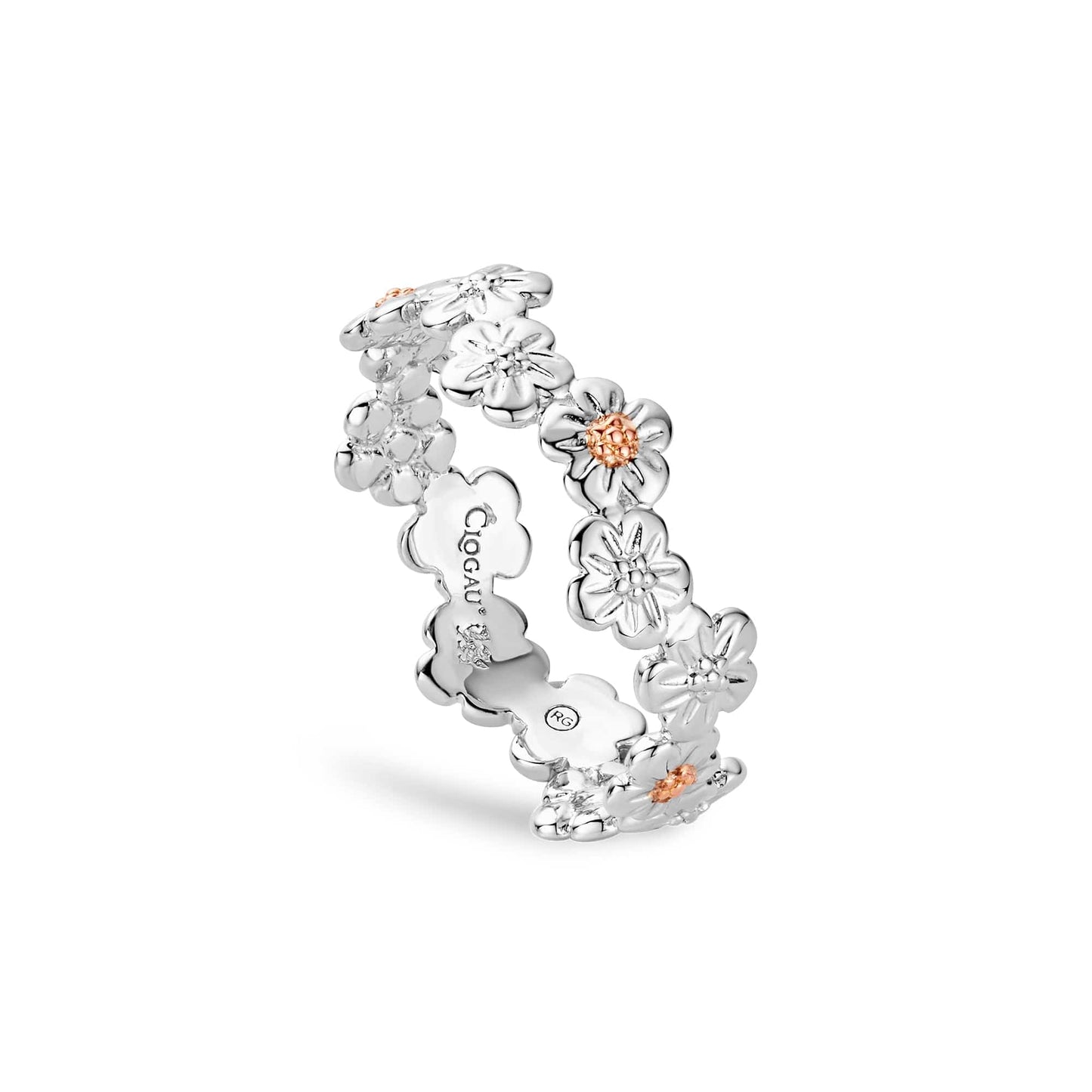 Nature's Wonder Sterling Silver Forget-Me-Not Ring