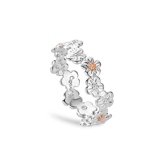 Nature's Wonder Sterling Silver Forget-Me-Not Ring