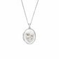 Nature's Wonder Sterling Silver Forget-Me-Not Locket