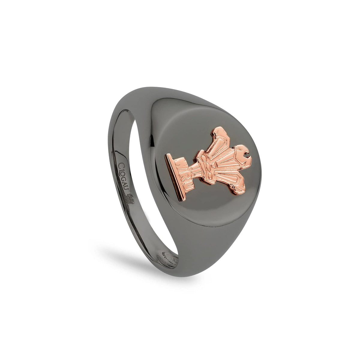 WRU Sterling Signet Ring