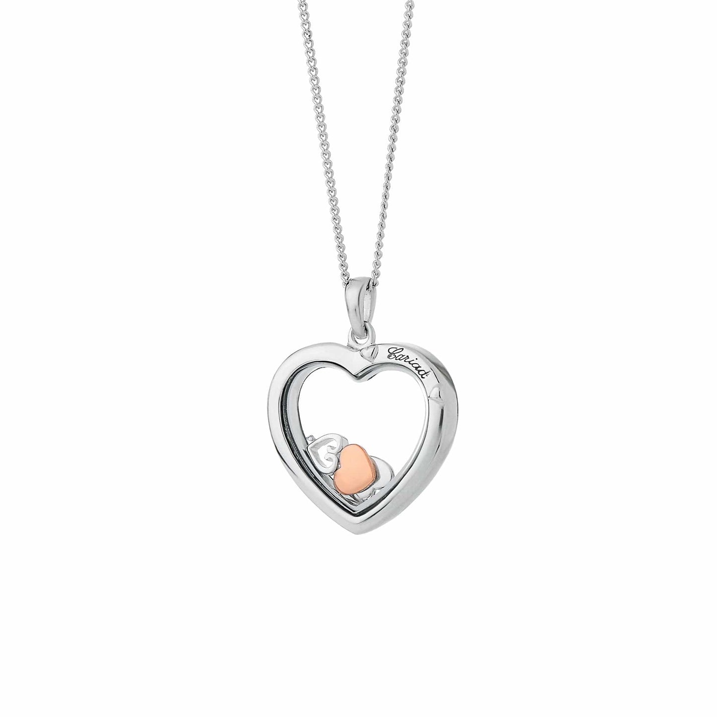 Cariad® Silver Inner Charm Pendant