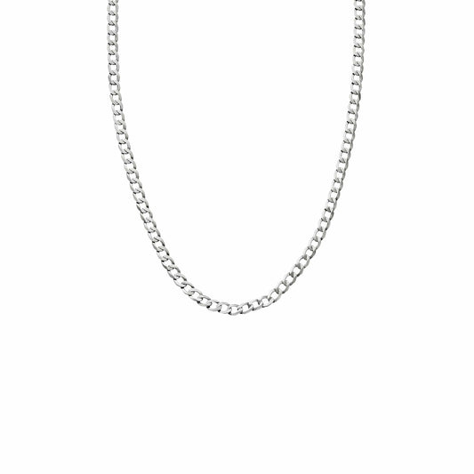 Insignia Sterling Silver Curb Chain Necklace