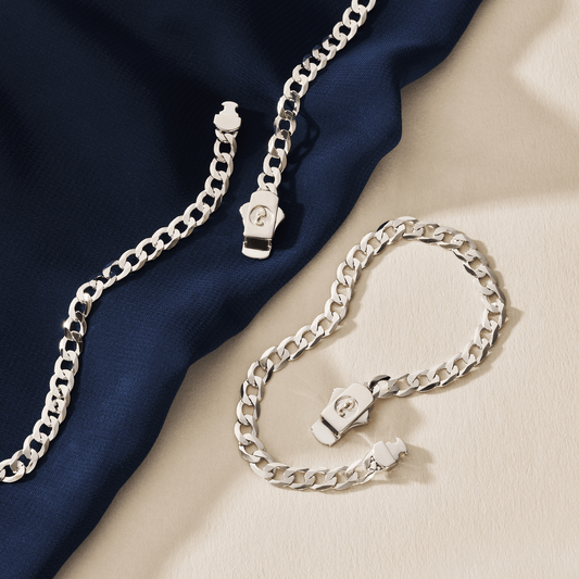 Insignia Sterling Silver Curb Chain Necklace